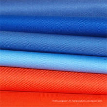 Diverses couleurs travail porter tissu sergé Polyester coton